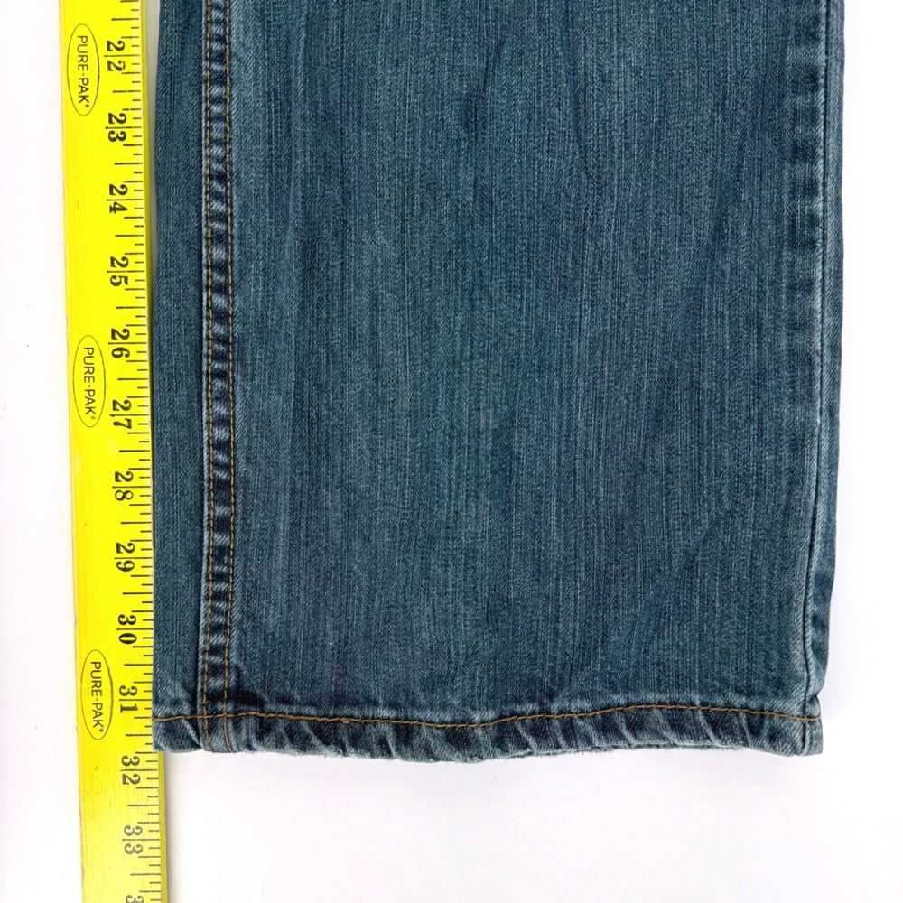 Levis 559 Relaxed Straight Mens 42x32 Jeans Blue Medium Wash Stretch Cotton - Picture 6 of 7